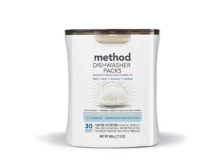 Method Free & Clear Scent Pods Dishwasher Detergent 17.2 oz 30 pk Online Sale