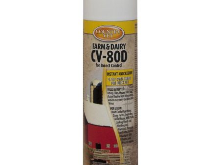 Country Vet Instant Knockdown CV-80D Farm & Dairy Insect Control Liquid 18.5 oz Online