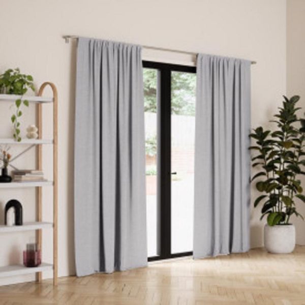 Umbra Twilight Gray Blackout Curtains 52 in. W X 84 in. L Cheap