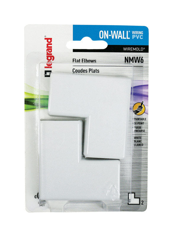 Legrand On-Wall Flat Elbow 2 pk on Sale