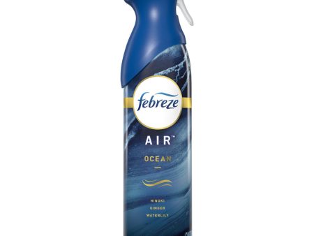 Febreze Air Ocean Breeze Scent Odor Eliminator 8.8 oz Aerosol For Cheap