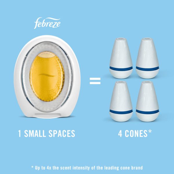 Febreze Small Spaces Linen & Sky Scent Air Freshener 0.25 oz Liquid For Discount