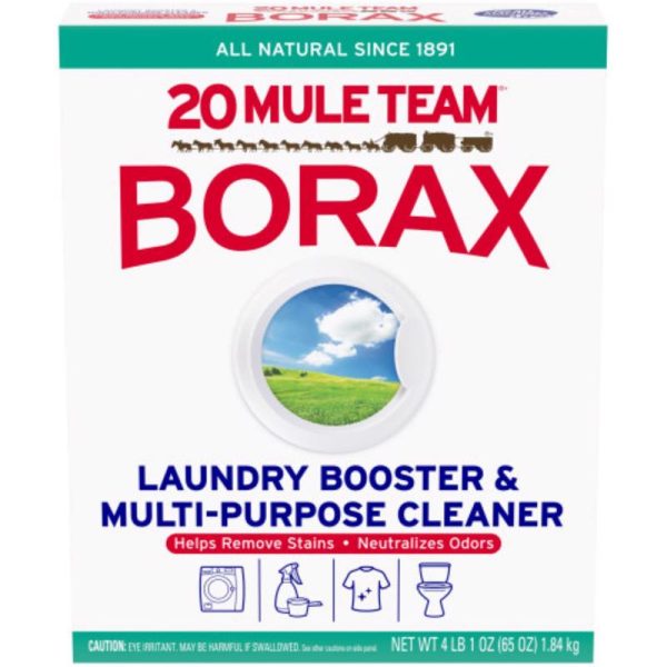 20 Mule Team Borax N A No Scent Detergent Booster and Household Cleaner Powder 4 lb 1 pk on Sale