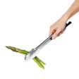 OXO Good Grips Silver Black Stainless Steel Tongs on Sale