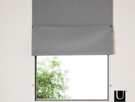 Umbra Nightfall Charcoal Blackout Curtains 48 in. W X 56 in. L Sale