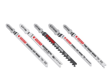 Diablo 0 in. T-Shank Wood & Metal Jig Saw Blade Set 5 pc Online Hot Sale