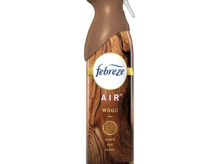 Febreze Air Wood Scent Odor Eliminator 8.8 oz Aerosol Supply