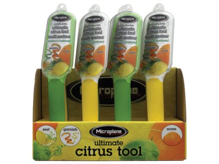 Microplane Assorted Colors Stainless Steel Citrus Tool Sale