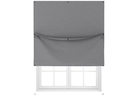 Umbra Nightfall Charcoal Blackout Curtains 51 in. W X 72 in. L Online Hot Sale