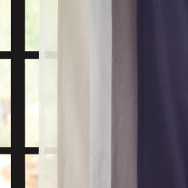 Umbra Twilight Charcoal Blackout Curtains 52 in. W X 63 in. L Online Sale