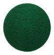 Gator 17 in. D Non-Woven Natural Polyester Fiber Floor Pad Disc Green For Sale