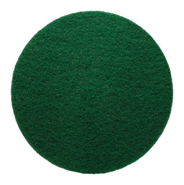 Gator 17 in. D Non-Woven Natural Polyester Fiber Floor Pad Disc Green For Sale