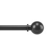 Umbra Bolas Matte Black Curtain Rod 36 in. L X 72 in. L Online now