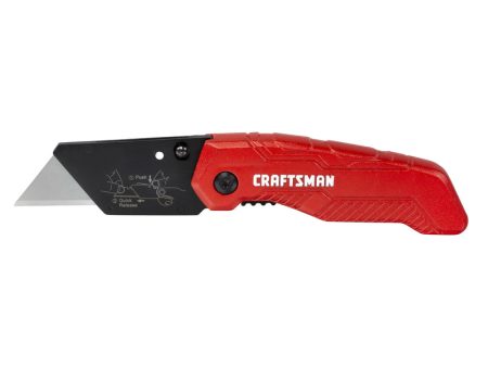 Craftsman 3-3 4 in. Folding Fixed Utility Knife Red 1 pk Supply