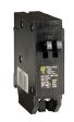 Square D HomeLine 15 15 amps Tandem Single Pole Circuit Breaker Fashion